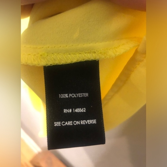 Georgette Cage Front Blouse Lemon Tonic Torrid size 3 (3X) - Picture 8 of 11